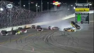 Clint Bowyer Flip at Daytona 2014 (HD)