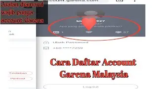 Terbaru 2022 TUTORIAL... Daftar Akun Garena Center Malaysia