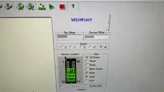 GQ 4x4 EPROM programmer with ADP-054 for MX29F1615 27C160 27C800 27C400 27C320
