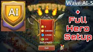 HBM AI Full Heroes Setup Castle Clash