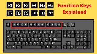 Function Keys of Computer F1 to F12 | Computer Short Keys Explained | Function Keys Detail