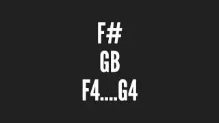 F4 Sharp & G4 Flat