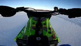 Arctic Cat ZR 200 - Lake and trail riding GoPro footage