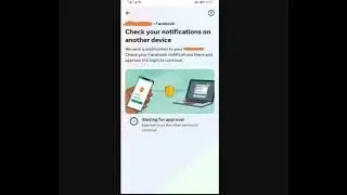 Can't get into account; Check your notifications on another device