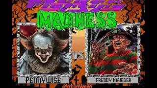 Mugen Fighting Jam Madness ANTONWEEN: Freddy Krueger (Nightmare on Elm Street) vs. Pennywise (IT)