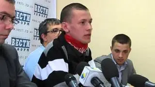 Правый сектор в Запорожье рассказывает о своих делах и планах в пресс-центре ВЕСТИ-ИНФОРМ