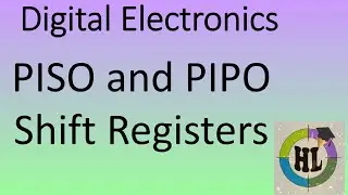 PISO and PIPO Shift Registers (In Tamil) || Digital Electronics