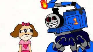 Victoria Meets Thomas The Flamethrower !!!OH NO!!!