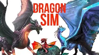 СИМУЛЯТОР ДРАКОНА (Dragon Sim)| Рождения детеныша| Семья.