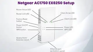 How to Install & Setup Netgear EX6250 AC1750 WiFi Mesh Extender