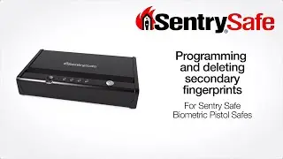 Sentry®Safe Pistol Safe - How to Program a Secondary Fingerprint