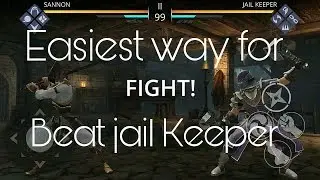 Shadow fight 3 Most easy trick to beat jail keeper.