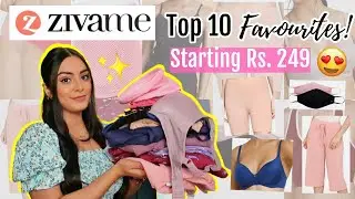 My Top 10 *ZIVAME FAVOURITES* Every Girl Must Have | Starting Rs. 249 | Bra For Heavy Bust & More!