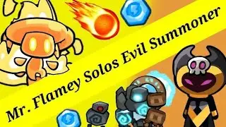 Mr Flamey Solos The Evil Summoner Hard | Summoner's Greed