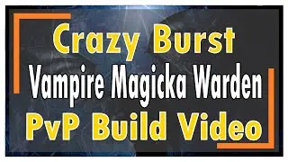 ESO Magicka Warden PvP Build | Extreme BURST ⚰️ | Stonethorn