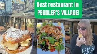 BEST restaurant in Peddler's Village - FRESCAFE Food Co! Plus, PUMPKIN FUDGE!