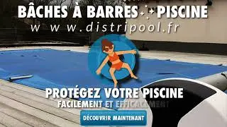 DISTRIPOOL : Bâche à barres piscine sur mesure