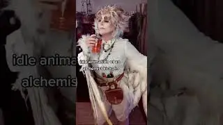 Owl Alchemist as an idle animation