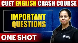 CUET 2023 | English | Important Questions | CUET UG 2023