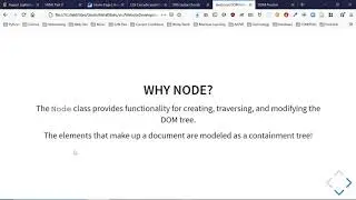 JavaScript and the DOM (Document Object Model)