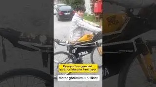 Motor görünümlü bisiklet
