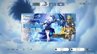 Pulling for Furina and her weapon on her rerun in Genshin Impact 