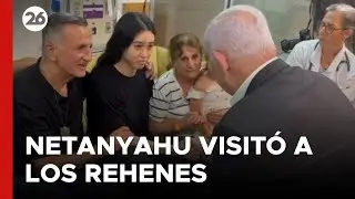 MEDIO ORIENTE | NETANYAHU visitó a los REHENES y prometió liberar a todos