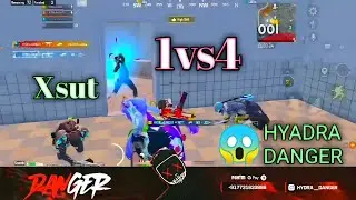 HYDRA DANGER | 1vs4 Xsut squad | Hydra Danger 1vs4 Clutch Xsut teme @goddangeryt3930