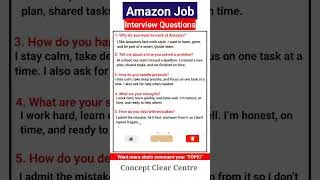 Amazon Job Interview Questions and Answers to ace your Dream Job