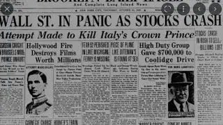 STOCK MARKET CRASH 1929 VS BTC 2022 PART 1 OF 3.. A COMP IN REAL TIME  BETWEEN 1928 AND 2022 EPIC