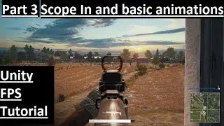 Fixing gun animation | How to scope in red dot sight in unity | Unity Fps Tutorial