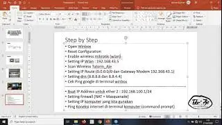 #1 How To Connect Mikrotik RB951 to Internet based on Static Configuration with no password wireless