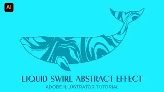 Liquid Swirl Abstract Effect | texture swirl | Illustrator Tutorial