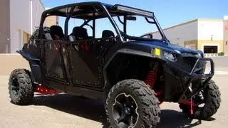 Flat Black Custom RideNow Peoria Signature Series Polaris RZR 4 XP 900