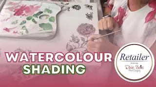 Watercolour shading using Dixie Belle Paints