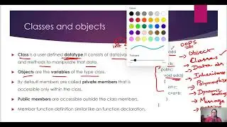 Classes and Objects |C++ Tutorial |UGC NET Computer science
