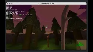 King's Crook Software Renderer Progress Update 2 (X11 support + DEMO) [Pure C]