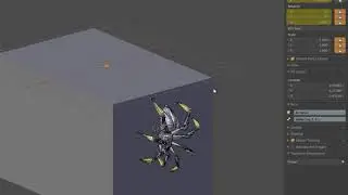 Spider - adding correct root bone and a couple of transition animations !