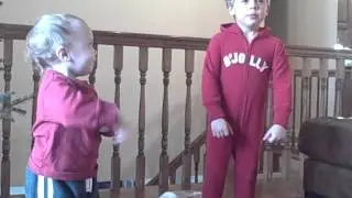 Cute Kids Dance and Pout at Same Time