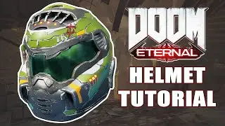 DOOM Eternal Slayer Cosplay Helmet build - Eva Foam