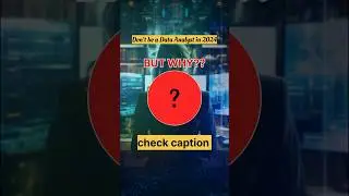Don’t Become A data Analyst in 2024🚀💥|Check Description| Data Analyst