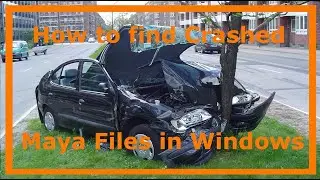 How to Find Crashed Maya Scene Files