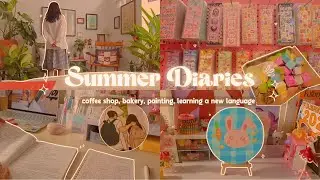 SUMMER DIARIES #1 ✧ những việc mình làm trong mùa hè ✧ tiệm bánh, tiệm cà phê, vẽ tranh ✧ jawonee
