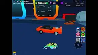 I got top 10 on the Leaderboard in merge race simulator in roblox