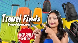 Amazon Travel Bags Haul Starting Rs. 250 | Bagpacks, Trolly Bags, Travel Pouches #amazonfinds
