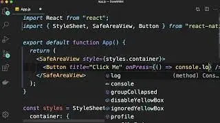 React Native | Fundamentals #19 - Button [By Mosh Hamedani]