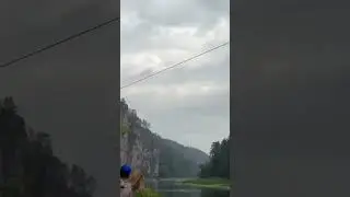 Тарзанка - пролетел на скорости