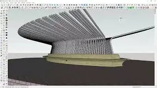 Making of 3D Sunshade and Bench - SketchUp 2023 Tutorial
