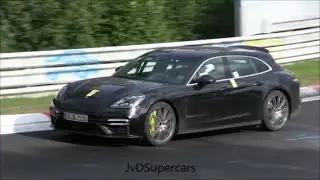2021 Porsche Panamera Turbo S E-Hybrid Sport Turismo Testing on the Nurbürgring!