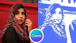How to convert photos to vectors in Canva for beginners